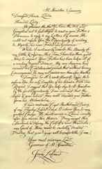 Plundered Hearts Letter